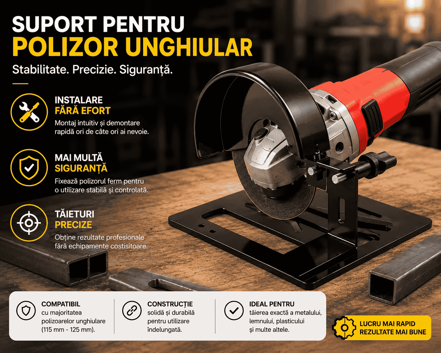 Suport Profesional™-Polizor Unghiular