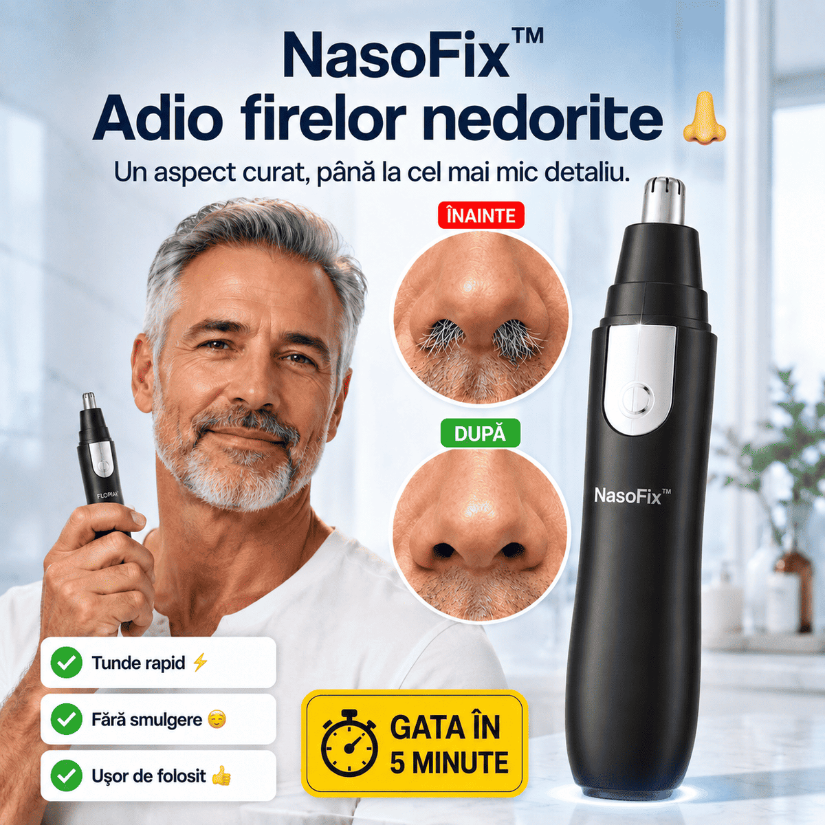 NasoFix™-Aparat de tuns nazal
