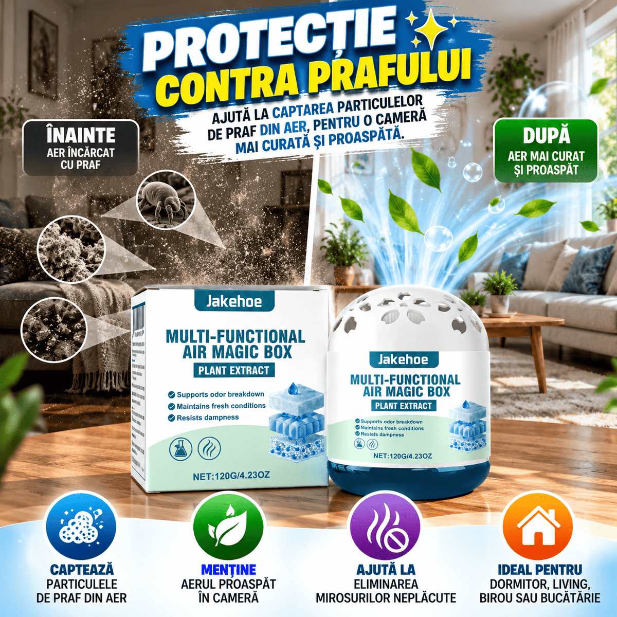 AeroFresh™ – Purificator pentru aer proaspăt