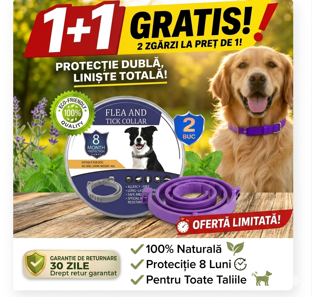 1+1GRATIS Zgarda Anti-Parazitara™-Protecție 8 luni
