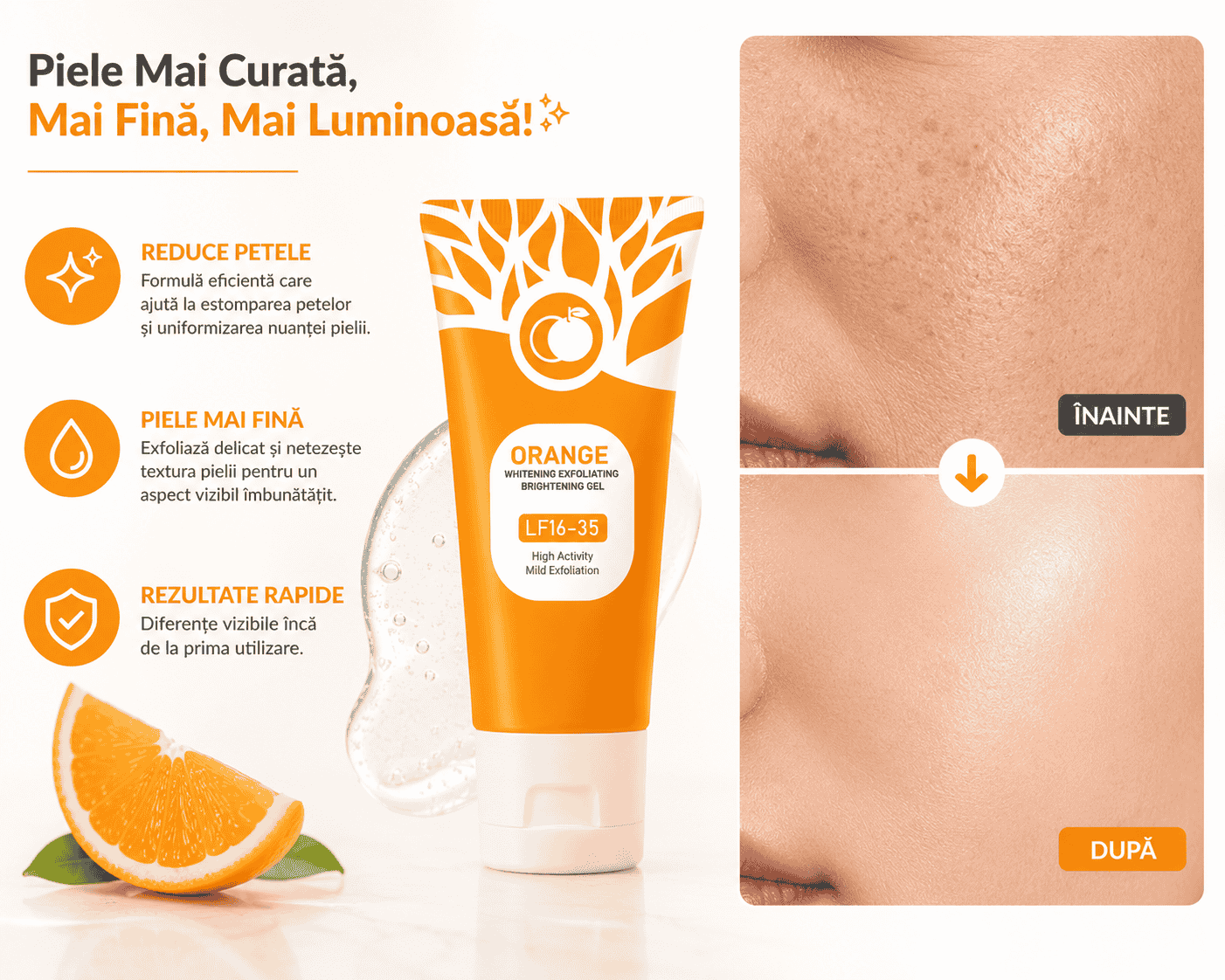 TenCurat™-Cremă exfoliantă anti pete