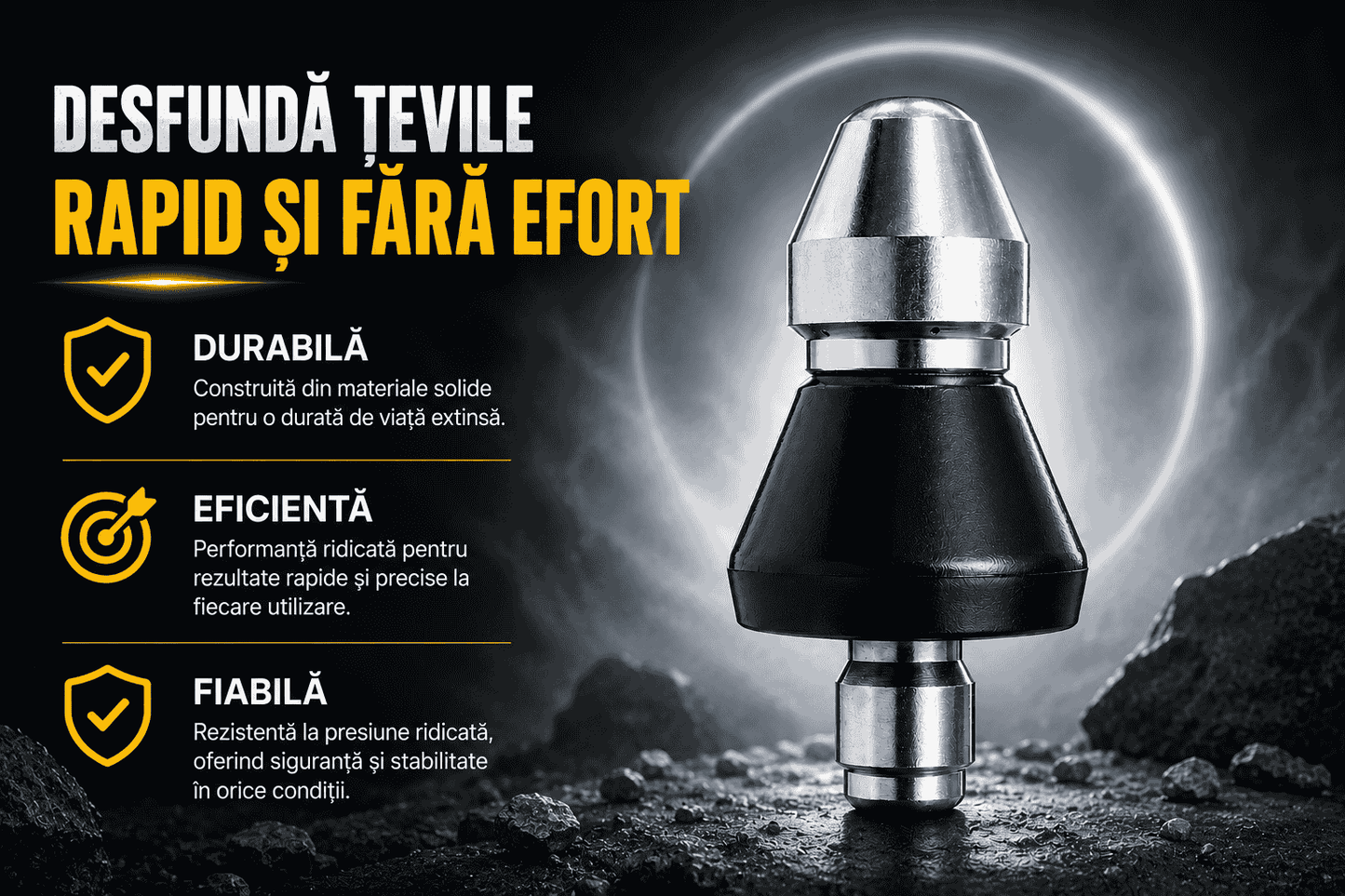 Duză Profesională pentru Desfundarea Țevilor™