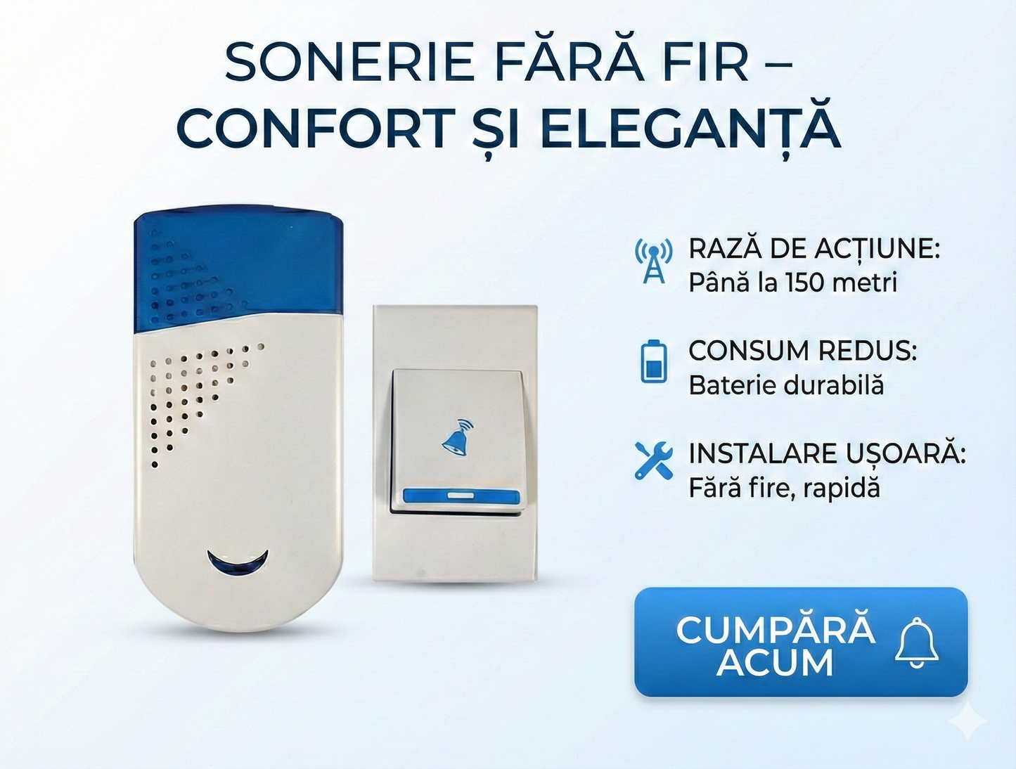 SmartBell™-Sonerie Wireless